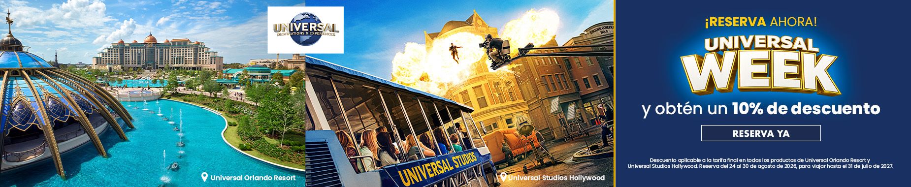Vive Universal: Gratis 2 días